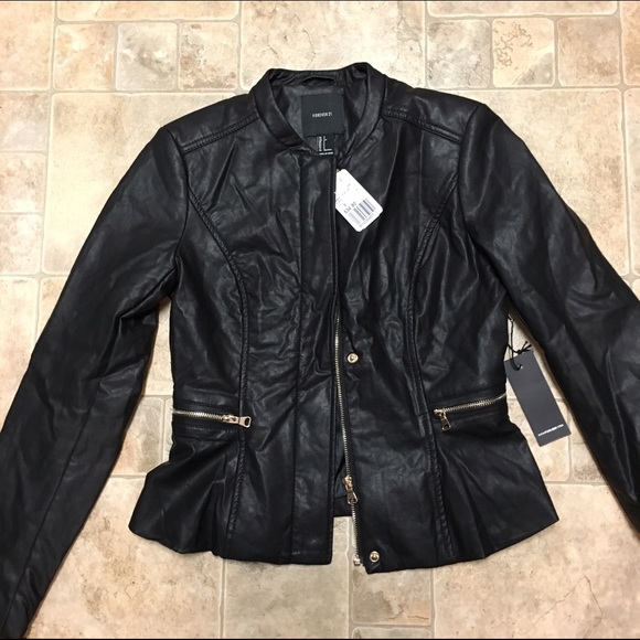 Forever 21 Jackets & Blazers - * Leather jacket item no longer has tags otherwise exactly as pictured.